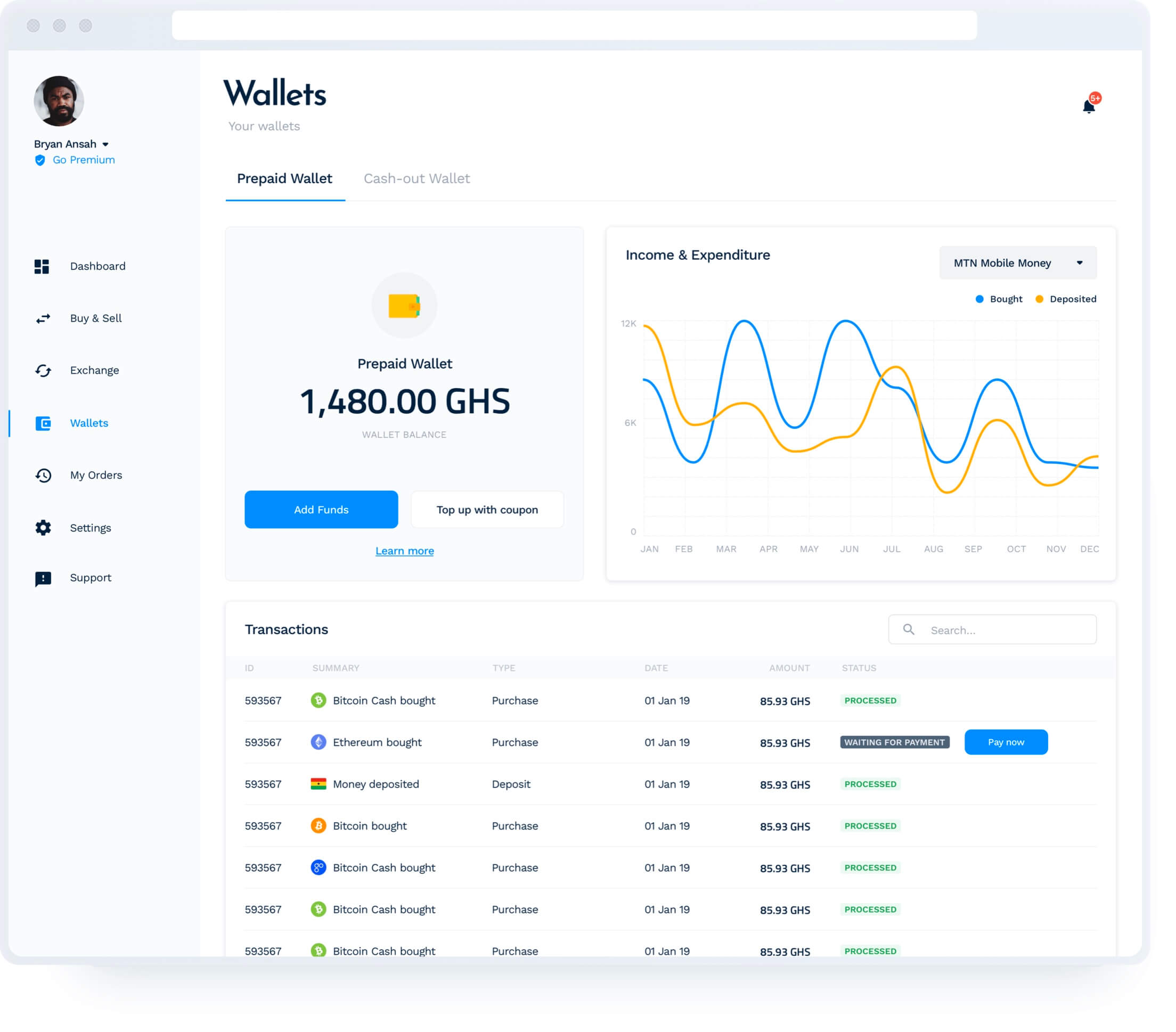 Payplux - Prepaid Wallet